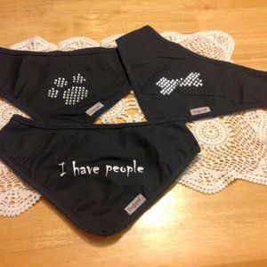 Dog Bandanas with bling, fun for small to medium
